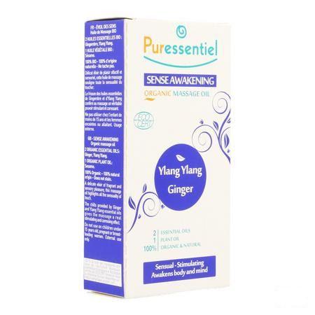 Puressentiel Mass.olie Ylang Ylang-gember Bio100 ml  -  Puressentiel