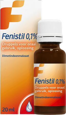 Fenistil 0,1% Solution Buvable 1 mg/ml Gouttes 20 ml