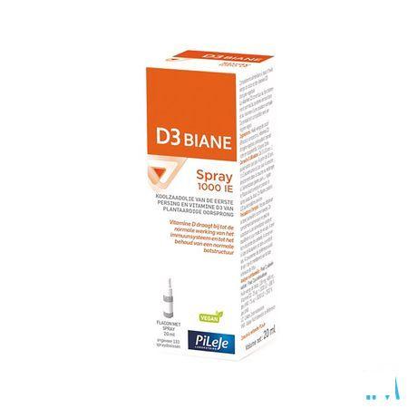 D3 Biane Spray 1000 Ui 200 ml  -  Pileje