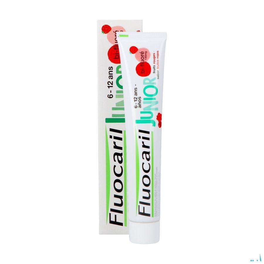 Fluocaril Tandpasta Junior Rood Fruit 75  ml Nf