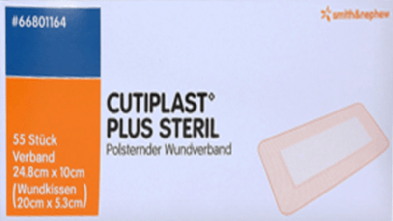 Cutiplast Ster 10,0X25,0Cm 1 66001476