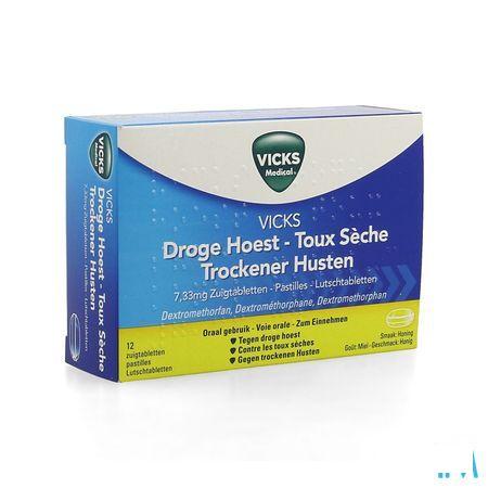 Vicks Vapotabs Antitussif Comprimes Sucer 12