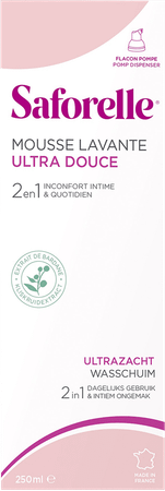 Saforelle Wasschuim Ultrazacht 250 ml