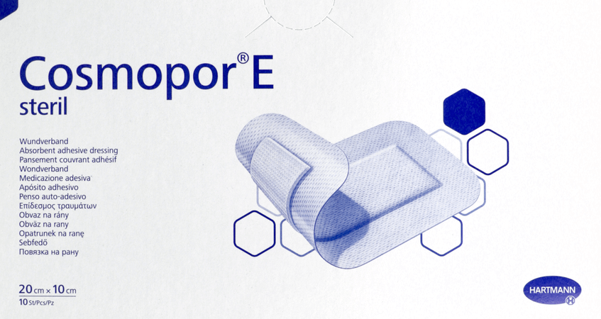 Cosmopor E Latexfree 20x10cm 10 P/s  -  Hartmann