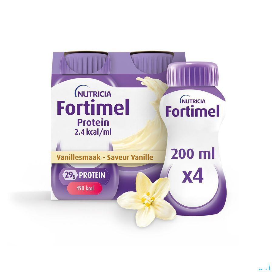 Fortimel Protein 2.4Kcal Vanille 4 x 200 ml