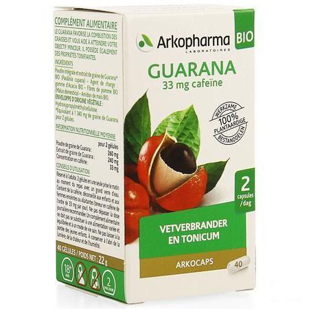 Arkocaps Guarana Bio Capsule 40  -  Arkopharma