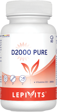 Lepivits D2000 Pure Caps 60