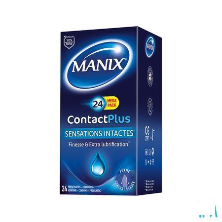 Manix Contact Plus Preservatifs 24