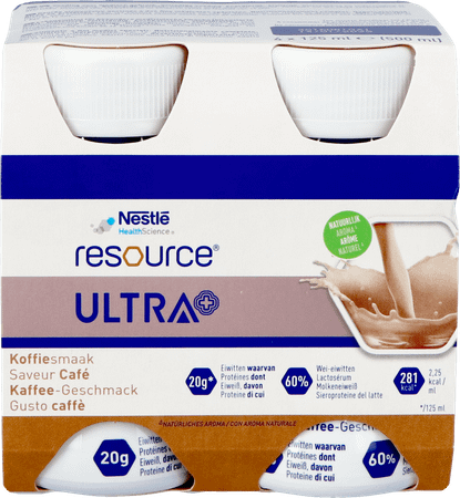 Resource Ultra+ Koffiesmaak 4X125 ml