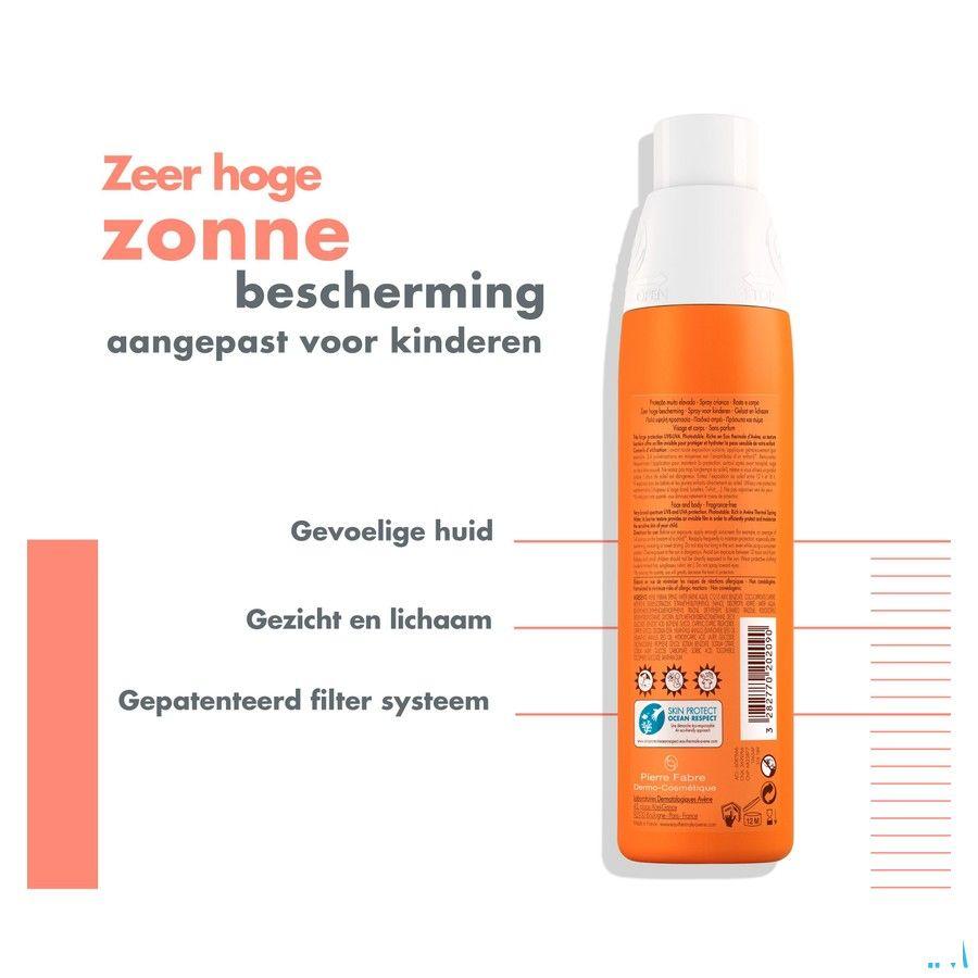 Avene Zonnespray Kind Ip50 + 200 ml  -  Avene