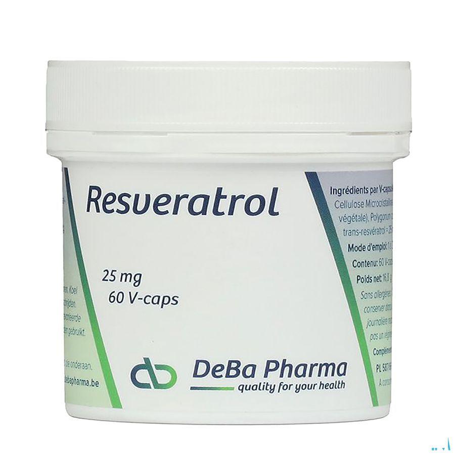 Resveratrol Capsule 60x25 mg  -  Deba Pharma