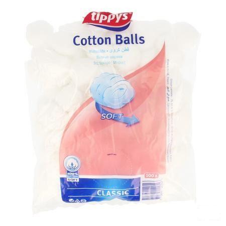 Tippys Wattenbollen Wit 100  -  I.D. Phar