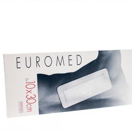 Euromed 10x30cm 5 Eilandpleister Adhesive Steriel  -  I.D. Phar