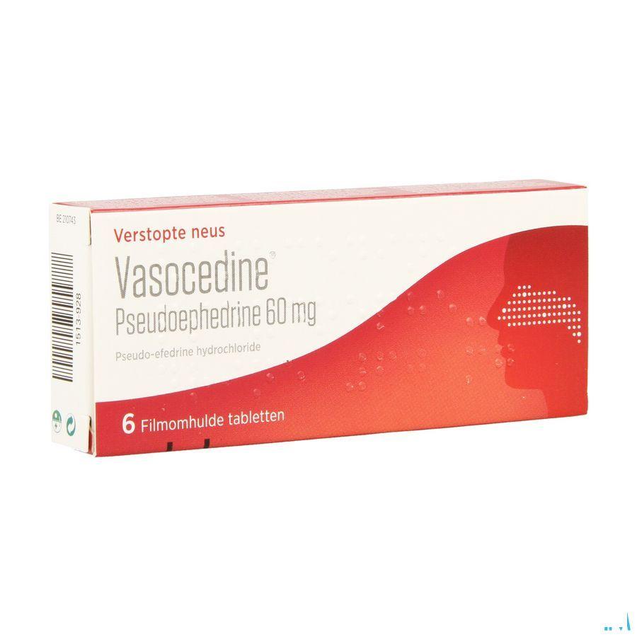 Vasocedine Pseudoefedrine Tabletten 6