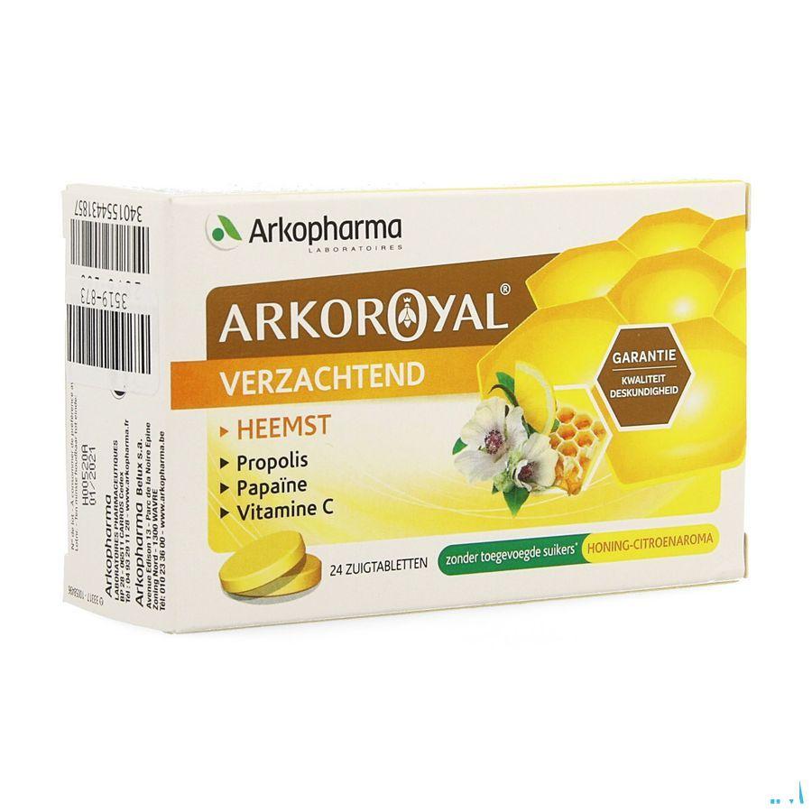 Arkoroyal Propolis Papaine Miel Pastilles 24  -  Arkopharma