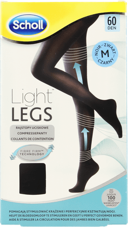 Scholl Light Legs 60d Medium Black