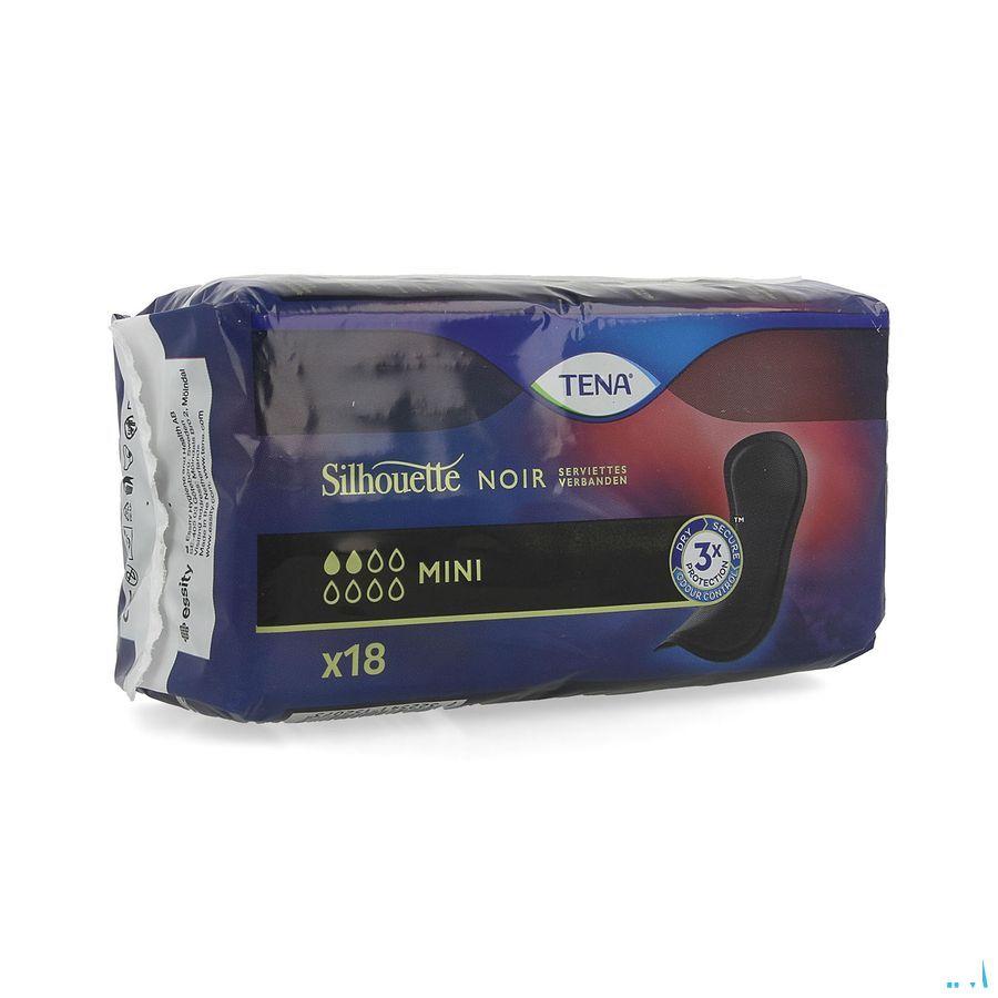 Tena Silhouette Mini Noir Pad 18