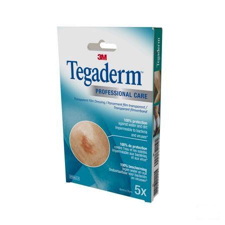 Tegaderm 3m Film Dressing Transp 6x 7cm 5 1624p  -  3M