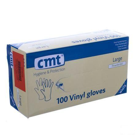 Cmt Handschoenen Latex Wit Pf S 100  -  Infinity Pharma