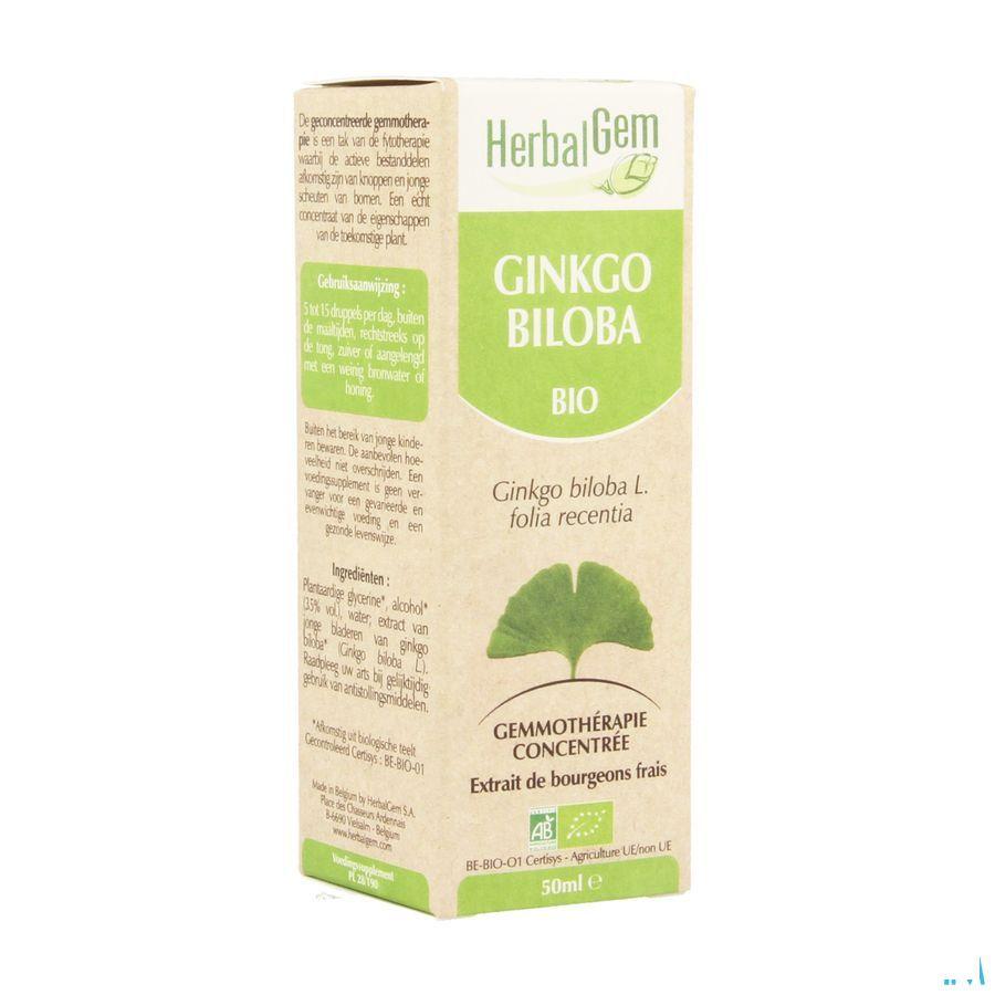 Herbalgem Ginkgo Biloba Macerat 50 ml  -  Herbalgem