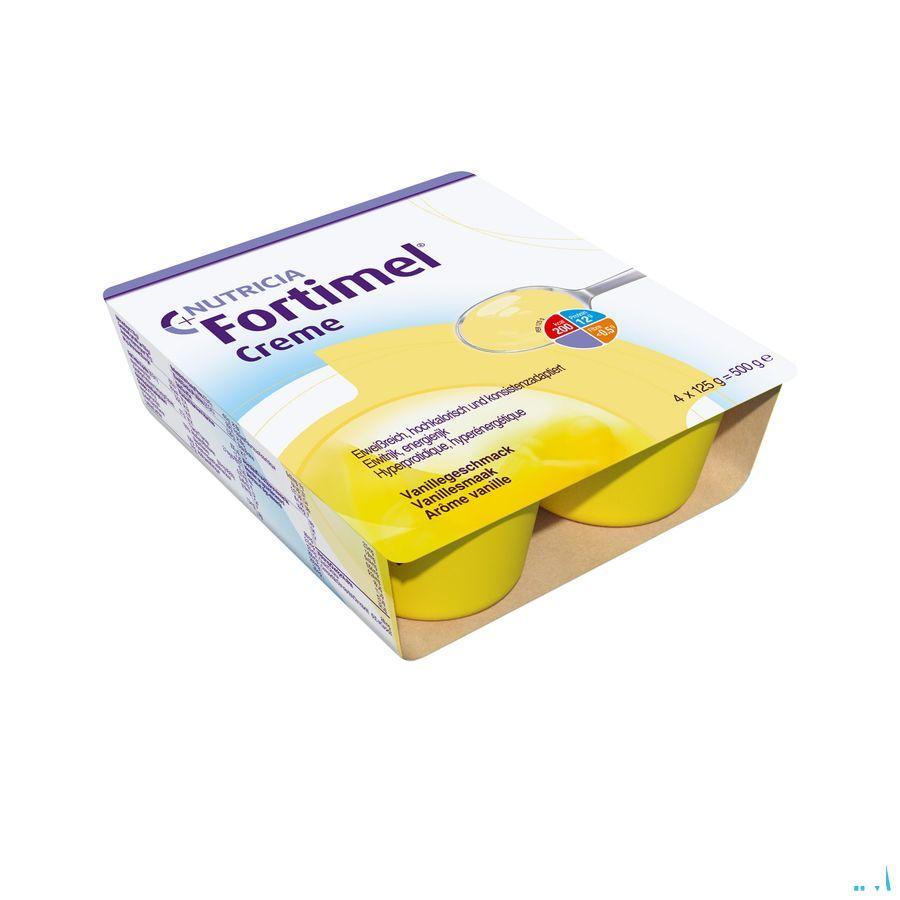 Fortimel Creme Vanille 4x125 gr  -  Nutricia