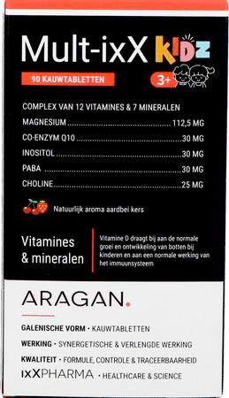 Mult-Ixx Kidz Kauwtabl 90  -  Ixx Pharma