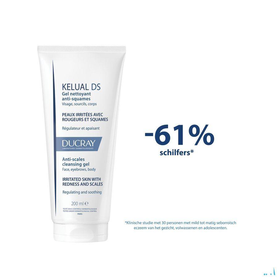 Ducray Kelual Ds Reinigingsgel A/Schilfers200 ml