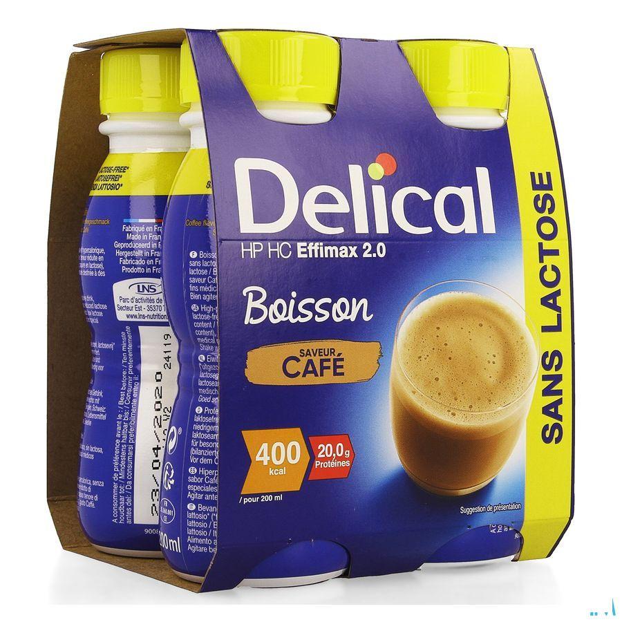 Delical Effimax 2.0 Koffie 4x200 ml  -  Bs Nutrition