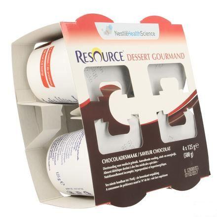 Resource Dessert Gourmand Chocolat 4x125 gr 12311109  -  Nestle