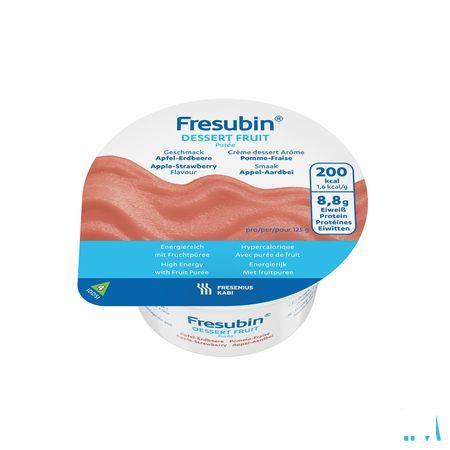 Fresubin Dessert Fruit 125 gr Pommefraise/appelaardbei  -  Fresenius