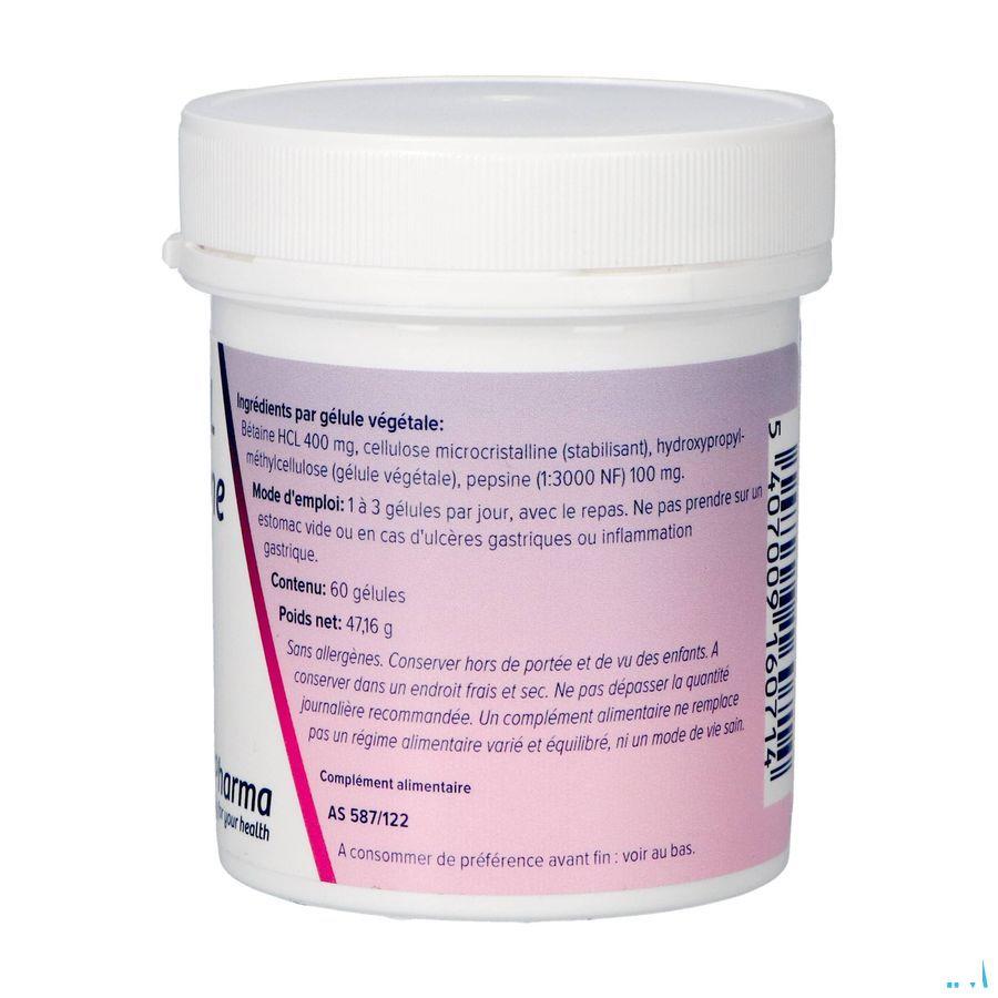 Betaine Hcl + Pesine V-Capsule 60  -  Deba Pharma