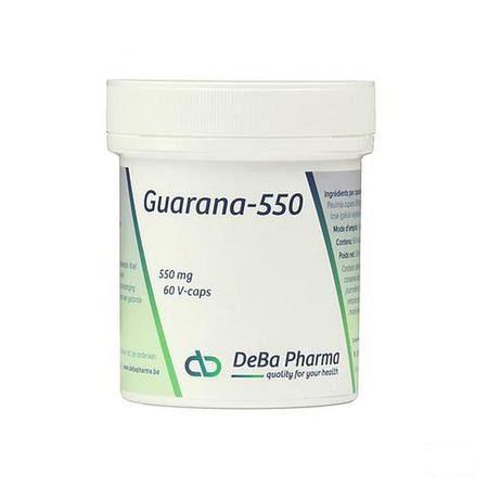 Guarana 550 V-Capsule 60x550 mg  -  Deba Pharma