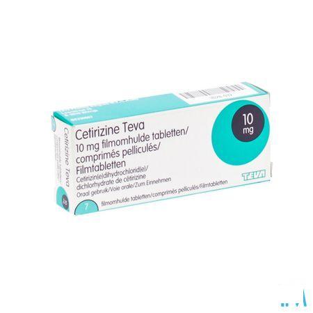 Cetirizine Teva 10 mg Comprimes Pellicules 7 