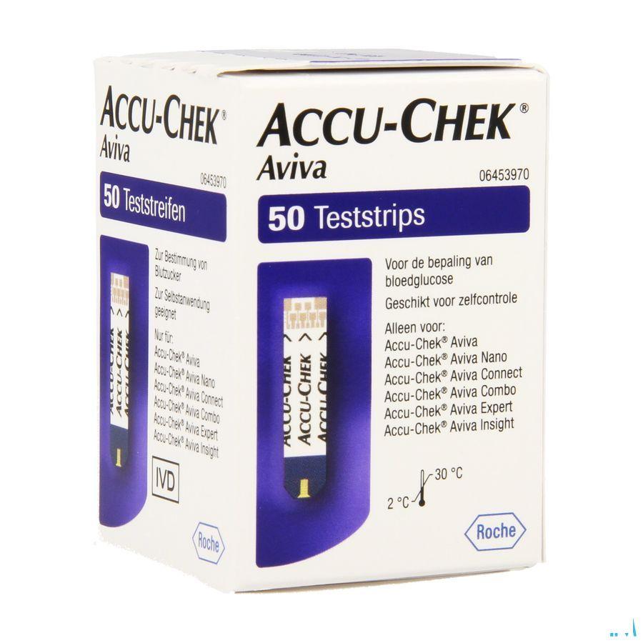 Accu Chek Aviva Bandelettes React 50 6453970054  -  Roche Diagnostics