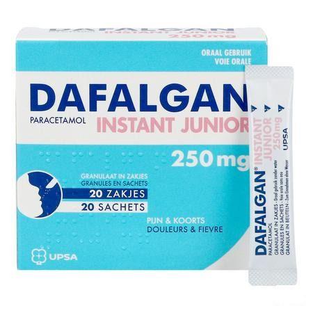 Dafalgan Instant Junior Gran Sachets 20 X 250 mg