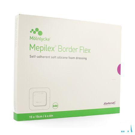 Mepilex Border Flex Pansement 15x15cm 5 595400  -  Molnlycke Healthcare