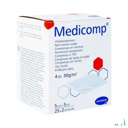 Medicomp Kompres Steriel 4L 5X5Cm 30G 25X2  -  Hartmann