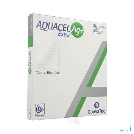 Aquacel Ag+ Extra 15 X 15Cm 5 413568