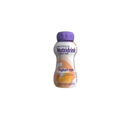 Nutridrink Yoghurtsmaak Perzik-sinaal 4x200 ml  -  Nutricia