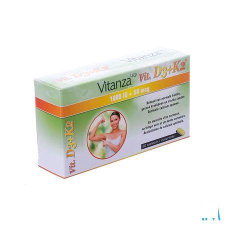 Vitanza Hq Vit D3 + K2 Tabletten 60  -  Yvb