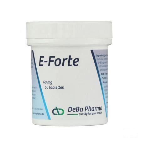 E-forte Comprimes 60x60 mg  -  Deba Pharma