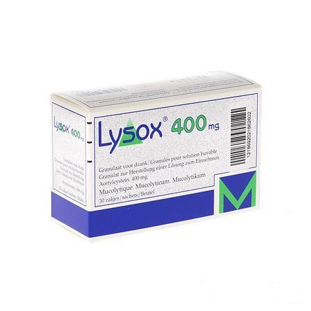 Lysox Gran Sachets 30x400 mg  -  Menarini
