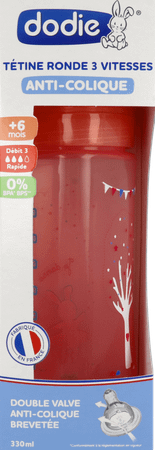 Dodie Biberon Initiation+ Rose Danseuse 330 ml