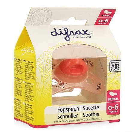 Difrax Fopspeen Sil Mini-dental 0-6m 799  -  Difrax