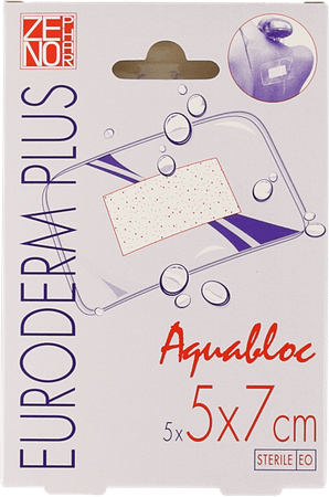 Euroderm Plus 5x 7cm 5 Pansement Steril Wtp  -  I.D. Phar