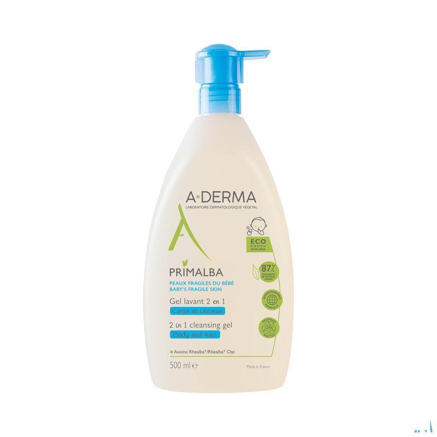 Aderma Primalba Gel Lavant 2en1 500 ml  -  Aderma
