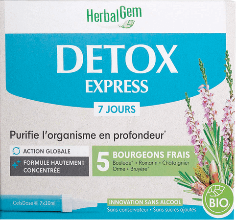 Herbalgem Detox Express Monodose 7 x 10 ml