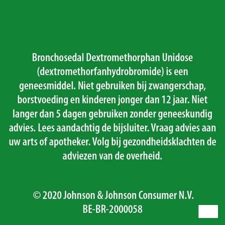 Bronchosedal Dextromethor.15 mg Sol Sach 20X5  ml Ud