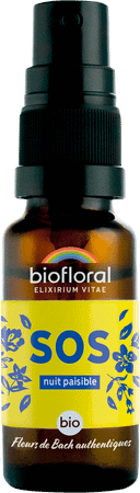 Biofloral Remede Secours Nuit Solution Buv. Spray 20 ml  -  Pranarom