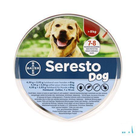 Seresto Dog 4,5G + 2,03 Halsband >8Kg